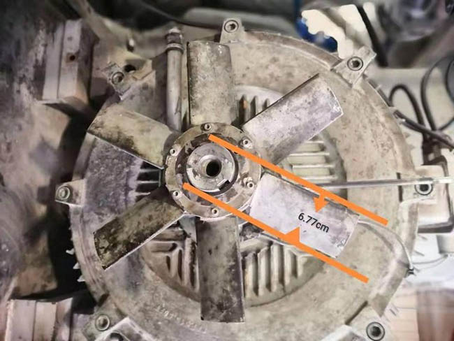 圖為西瑪電機風扇故障維修照片 圖為西瑪電機風扇故障維修照片