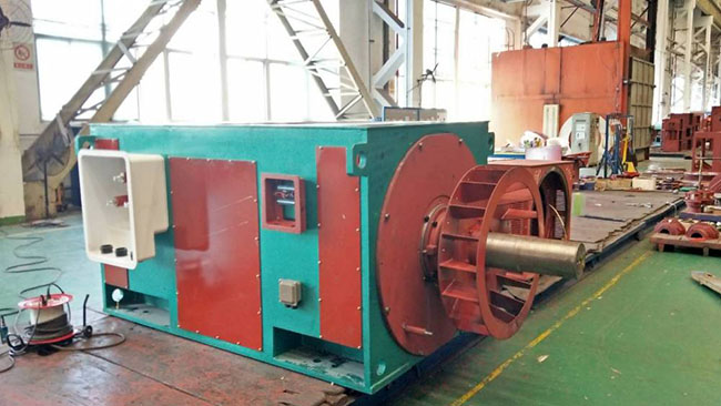 圖為西安西瑪YRKK系列高壓電機照片 圖為西安西瑪YRKK系列高壓電機照片